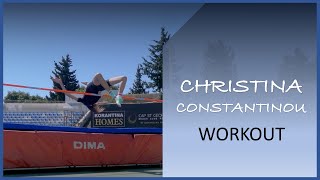 Christina Constantinou, 14 years old, High Jump Workout
