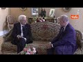 Mattarella a colloquio con Alberto II al Palazzo dei Principi a Monaco