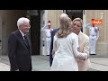 Mattarella a colloquio con Alberto II al Palazzo dei Principi a Monaco