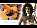 How to play Paranoid by Black Sabbath on Acoustic Guitar (TAB)