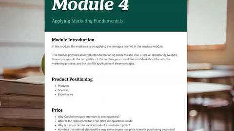 Module 4 Intro