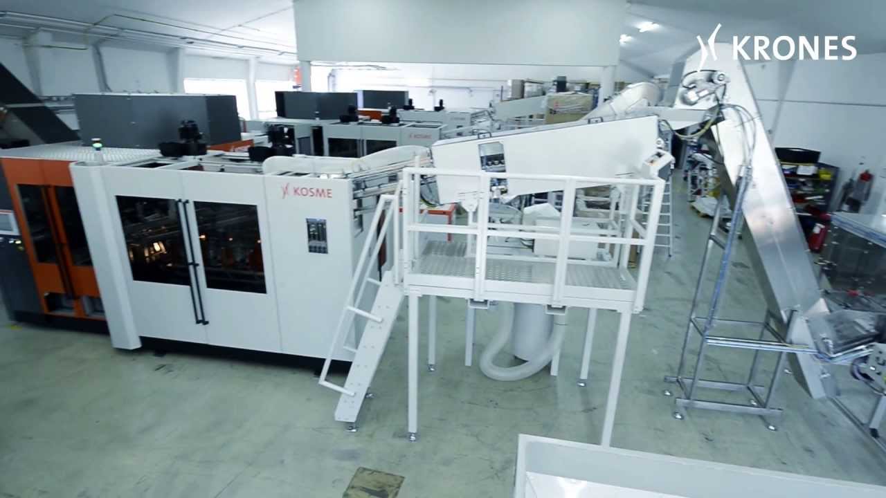 Rotary stretch blow-moulding machine from Kosme