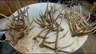Antler Chandelier Build — Episode 1 | 30 Minutes of Quiet Workshop Ambience
