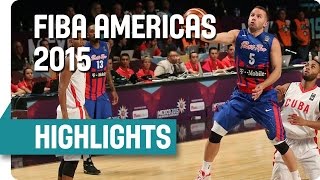 Puerto Rico v Cuba - Game Highlights - Group B - 2015 FIBA Americas Championship screenshot 1