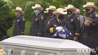 Watch: Flag presented to HCSO Sgt. Scholwinski's family