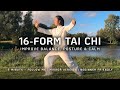 16 Form Tai Chi — Mirrored Follow-Along | Improve Balance, Posture &amp; Calm