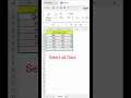 autosum in excel || Alt += || sum shortcut trick in excel | Quickly Sum | #shorts