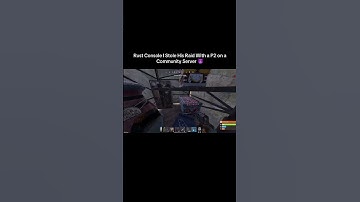 Rust Console I Stole His Raid With a P2 on a Community Server 😈 #rust #rustconsole #notlvl99