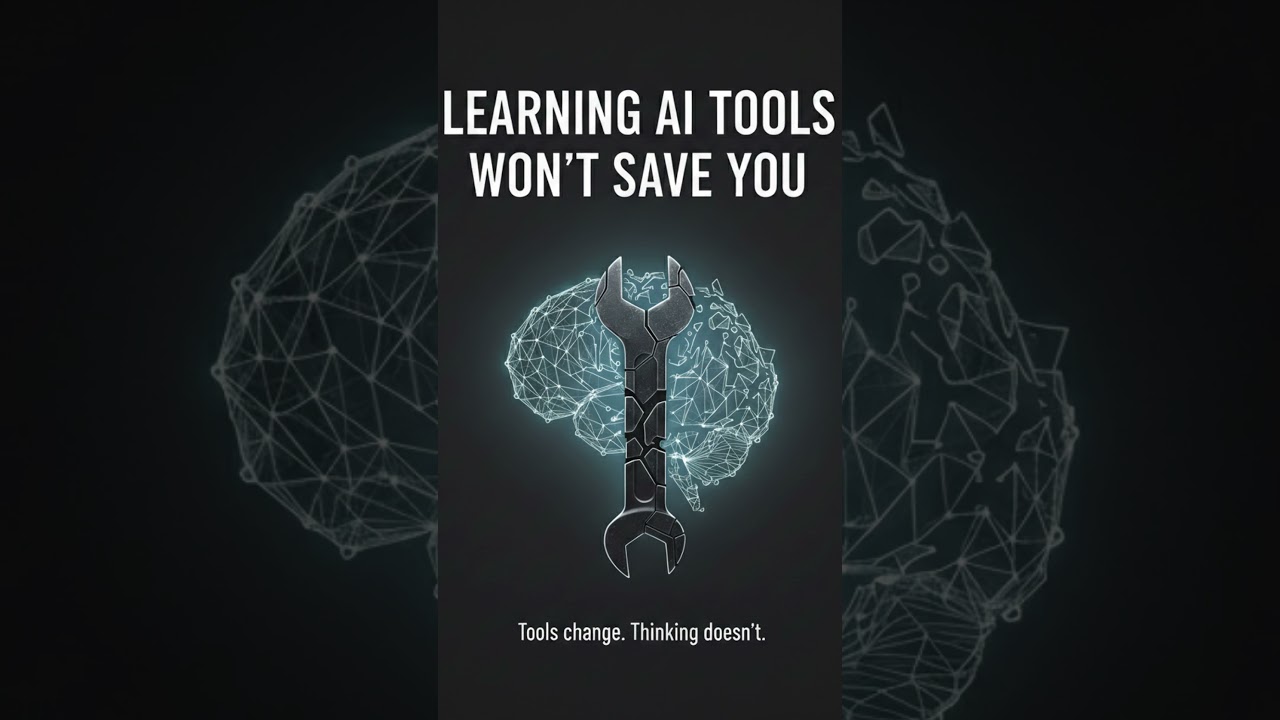 Learning AI Tools Won’t Save You Tools Change. Thinking Doesn’t. 