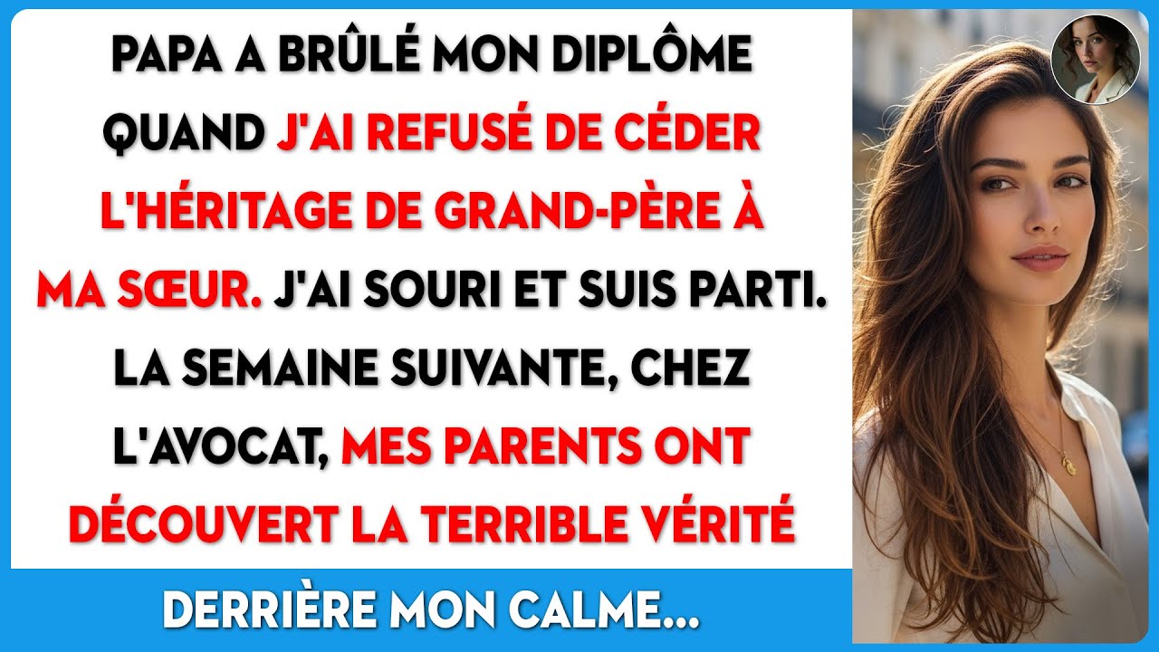 Le soir de mon diplôme, mes parents exigent mon héritage pour ma sœur. J'ai refusé net.
