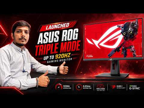 ASUS ROG Strix XG27ACNS Triple-Mode 920Hz Monitor Launched - Explained All Spec, Features And More