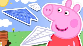 Peppa Pig Flies A Paper Plane 🐷 ✈️ Peppa Pig Official Channel Family Kids Cartoons