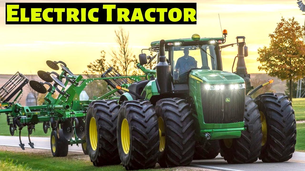 Electric Tractor : Worlds First Practical Battery-Powered Tractor - YouTube