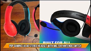 PDP Gaming LVL40 Stereo Headset with Mic for Nintendo Switch screenshot 3