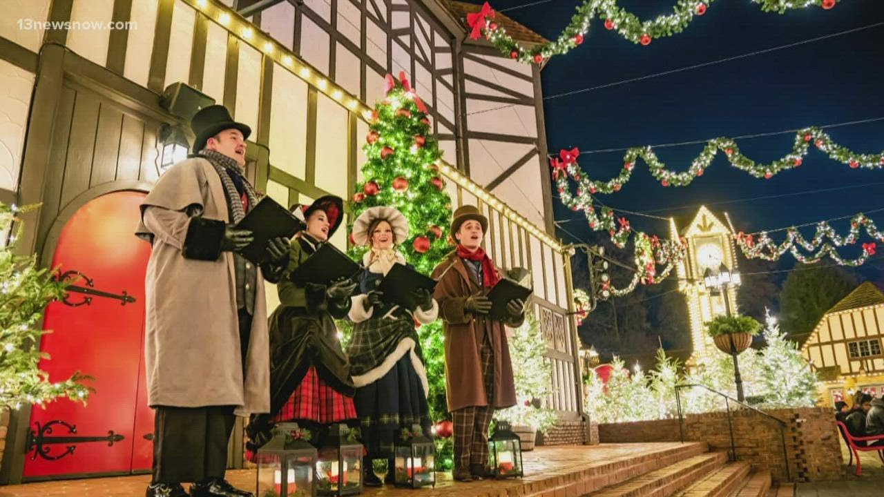 Busch Gardens light show one of the biggest in the country YouTube