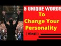 5 Unique Words To Change Your Personality | Impress &amp; Attract Anyone | तुम अलग हो  #Unique_Ankit_Sir