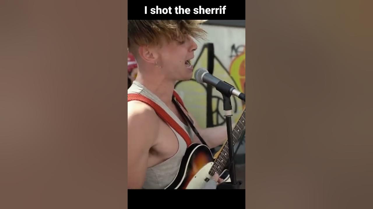 I shot the sherrif #busking #brighton #reggae #singing #bobmarley #cover