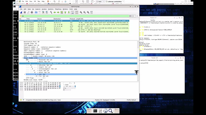 Cisco - CyberOps Associate - 9.2.6 Lab - Using Wireshark to Observe the TCP 3-Way Handshake