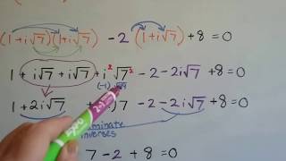 Algebra II  7.10A, Solutions that are Complex Numbers