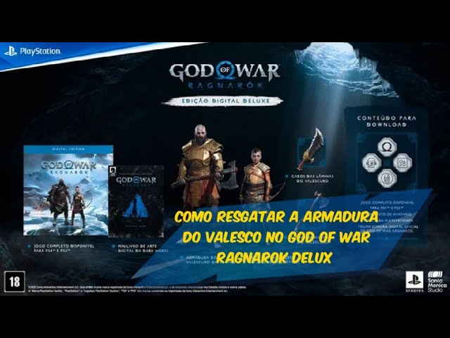 A ARMADURA DA EDIÇÃO DE LANÇAMENTO GOD OF WAR RAGNAROK VALE A PENA? VEJA  COMO RESGATAR A NEVINTENSA 