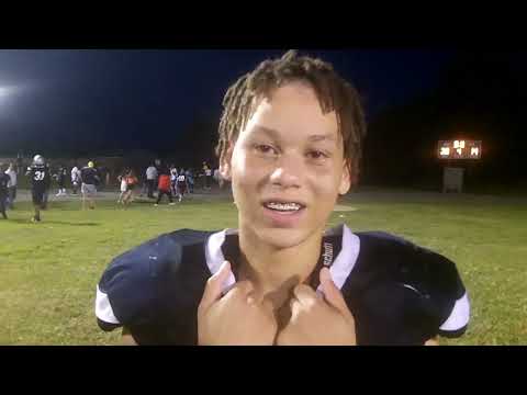 Interview with Kernodle Middle School Football Coach Cottrell  and his players Landis and Vernon.