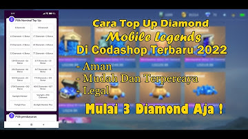 Cara Top Up Diamond Mobile Legends Di Codashop Pakai Pulsa Terbaru 2022