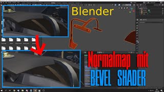 Blender 2.8: Bevel-Shader Normalmap  💪 | Tutorial