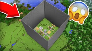 КТО ИЗ БЕДРОКА В МАЙНКРАФТ  Компот Minecraft, закрыл нашу деревню самыми высокими стенами.