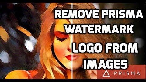 How To Remove Prisma Logo From Images