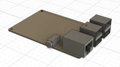 Raspberry Pi3 B Fusion360 Model Build