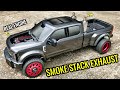 Ford f450 toyan fsl200 build  part 4 first run  smoke stack exhaust