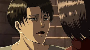 The secret moment of them - Animation 2 LEVI X MIKASA (RIVAMIKA)  : The secret he had for her