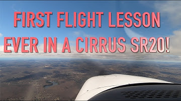 First Flight and Flying Lesson in Cirrus SR20 1 of 2