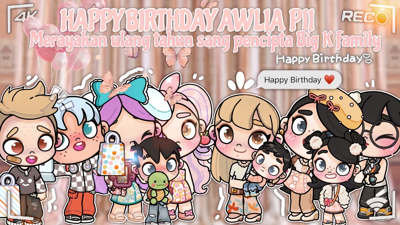DRAMA AVATAR WORLD | HAPPY BIRTHDAY AWLIA PII | MERAYAKAN ULANG TAHUN ...