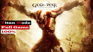God of War: Ascension - Full Game 100% [No Damage] TITAN MODE☇| All Cutscenes + Ending ✔