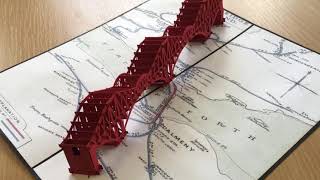 Forth Bridge pop-up card