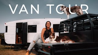 $55k OffGrid Vintage Caravan Tiny Home Tour | 6 Years of DIY Renovation