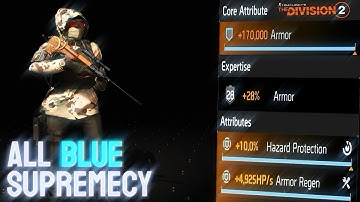 3 BUILDS // ALL BLUE SUPREMACY BIGHORN DARKZONE PVP IN THE DIVISION 2