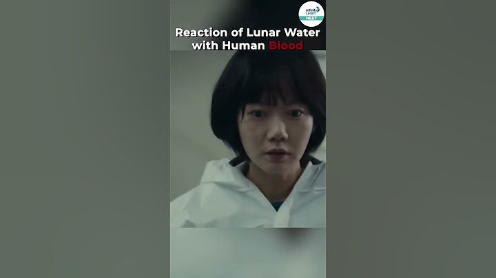 Reaction of Lunar water with Human blood 😱💀