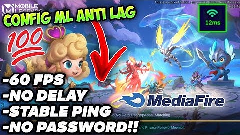 Config ML Anti Lag 60Fps No Password | MLBB