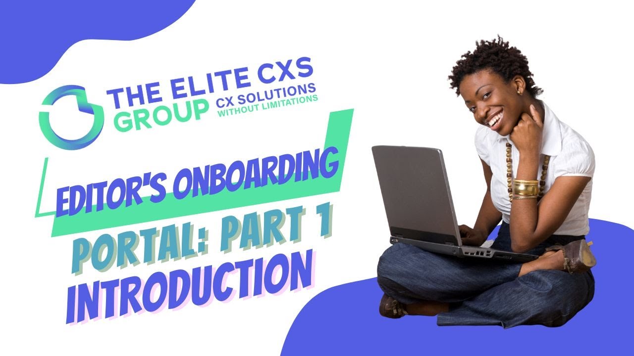 EDITORS ONBOARDING PORTAL Part 1 Introduction YouTube
