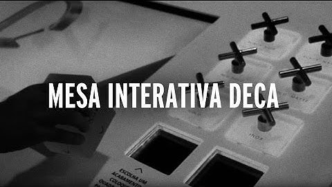 Mesa Interativa com reconhecimento de objetos / Showroom interativo Deca