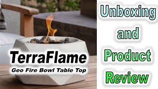 TerraFlame Geo Fire Bowl - Unboxing and Product Review