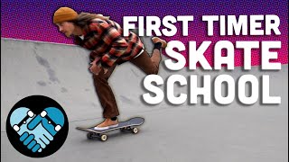 FIRST TIME Skateboarding tutorial