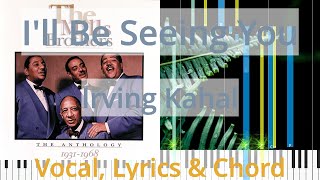 🎹I'll Be Seeing You, Chord &amp; Lyrics, Irving Kahal, Synthesia Piano