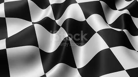 checkered flag 🏁🚗💨 waving a looping motion stock video