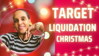 TARGET LIQUIDATION CHRISTMAS SHOP WITH ME TURN 7 #frugalnista #targetchristmas