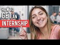 How to Get an INTERNSHIP in College | Story Time