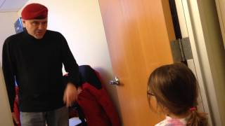 Curtis Sliwa tries to get advice about taxes and ex wives from my 4 yr-old daughter!