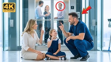 Female CEO Waits for Elevator with Mute Daughter—Shock When Single Dad Spoke to Her in Sign Language